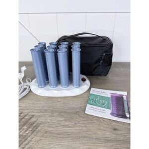 Calista Tools Ion Hot Hair 12 Rollers Long Style Set & Storage Carrying Case